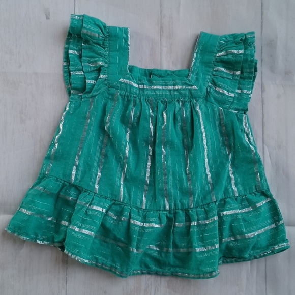 Cat & Jack Striped Plated Matching set S 2T - Picture 2 of 9